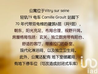  Appartement � vendre 2 pi�ces 47 m�