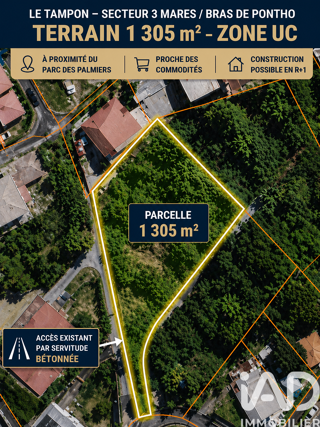  Terrain � vendre 1305 m�