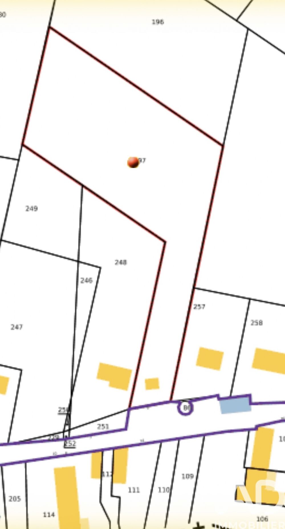 Vente Terrain Vente Terrain � b�tir 5 430 m&sup2; Saint-phal