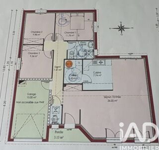  Maison � vendre 4 pi�ces 95 m�