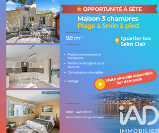  Maison � vendre 4 pi�ces 98 m�