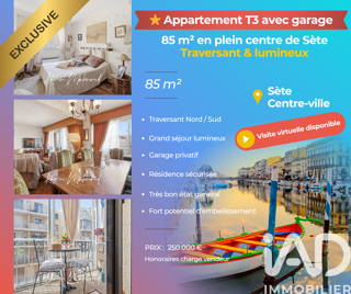  Appartement � vendre 3 pi�ces 85 m�