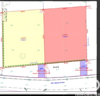  Terrain � vendre 1600 m�