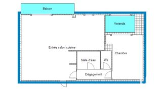  Appartement  vendre 2 pices 60 m