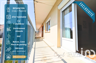 Appartement  vendre 2 pices 47 m