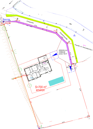  Terrain � vendre 700 m�