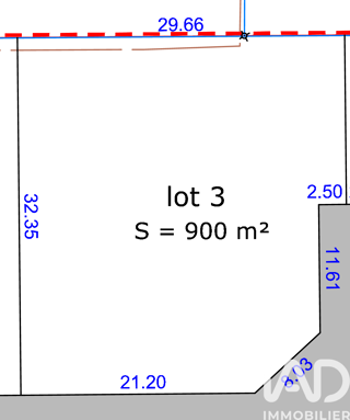  Terrain � vendre 900 m�
