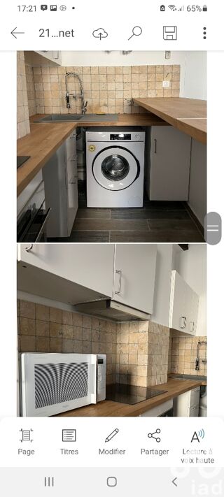  Appartement  vendre 3 pices 65 m