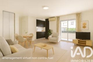  Appartement  vendre 2 pices 45 m