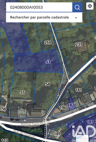  Terrain � vendre 666 m�