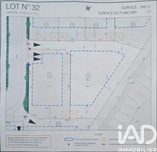  Terrain � vendre 608 m�