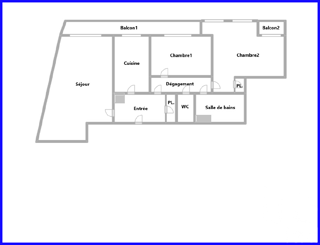  Appartement � vendre 3 pi�ces 78 m�