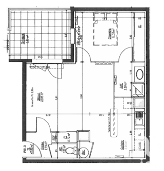  Appartement  vendre 2 pices 48 m