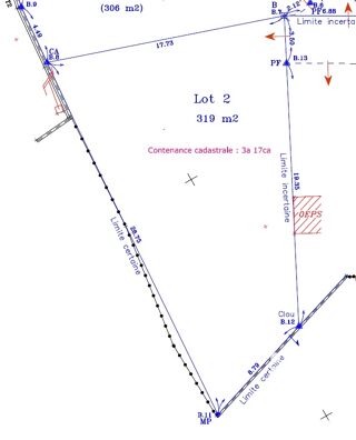 Terrain  vendre 319 m