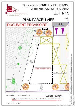  Terrain � vendre 579 m�