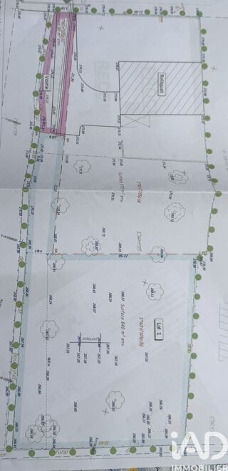  Terrain � vendre 840 m�