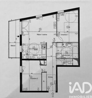  Appartement  vendre 3 pices 66 m