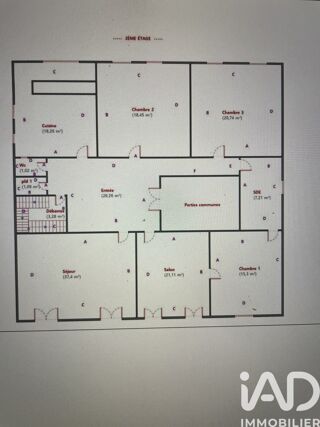  Appartement � vendre 5 pi�ces 170 m�