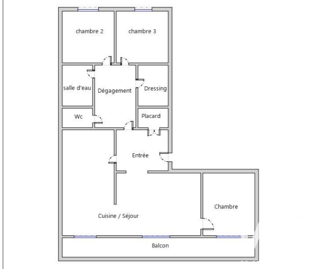  Appartement � vendre 4 pi�ces 97 m�