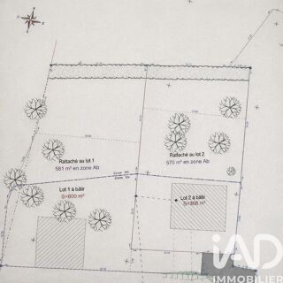  Terrain � vendre 1181 m�