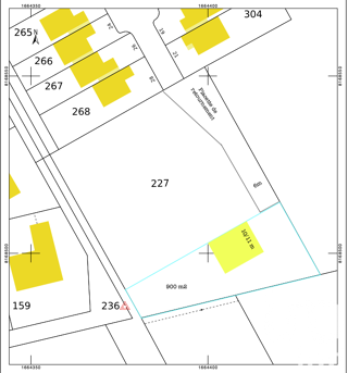  Terrain  vendre 900 m
