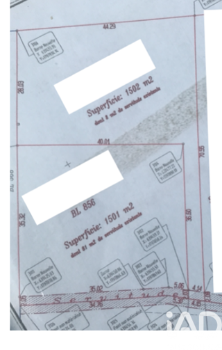  Terrain � vendre 1502 m�