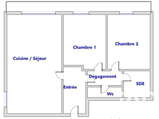  Appartement  vendre 3 pices 74 m