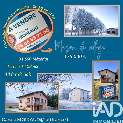   Vente Maison de village 4 pi�ces Maison - 4 pi�ce(s) - 118 m�