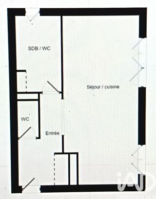  Appartement � vendre 1 pi�ce 32 m�