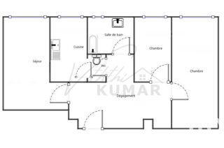  Appartement � vendre 3 pi�ces 52 m�