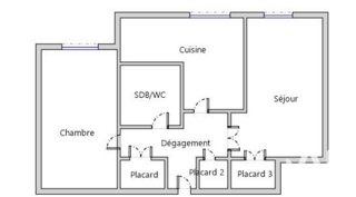  Appartement � vendre 2 pi�ces 49 m�