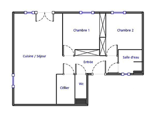  Appartement � vendre 3 pi�ces 60 m�