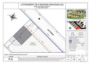  Terrain  vendre 314 m