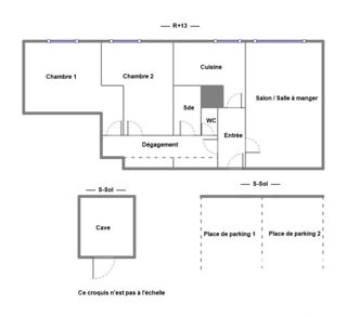  Appartement � vendre 3 pi�ces 68 m�