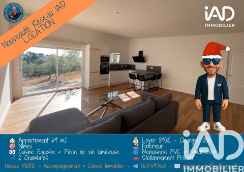  Appartement � louer 3 pi�ces 69 m�