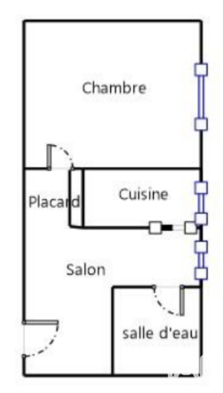  Appartement � vendre 2 pi�ces 32 m�