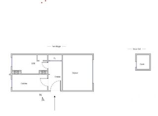  Appartement  vendre 1 pice 38 m