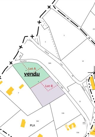  Terrain � vendre 2200 m�