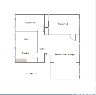  Appartement � vendre 3 pi�ces 63 m�