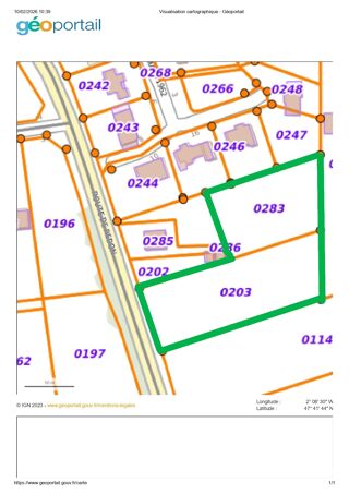  Terrain � vendre 4889 m�