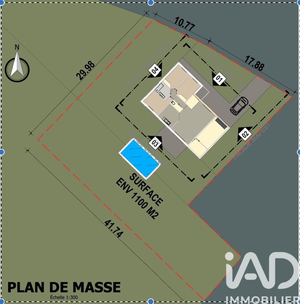 Vente Terrain Vente Terrain � b�tir 1 100 m&sup2; Grayan-et-l'h�pital