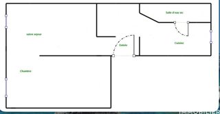  Appartement � vendre 2 pi�ces 40 m�