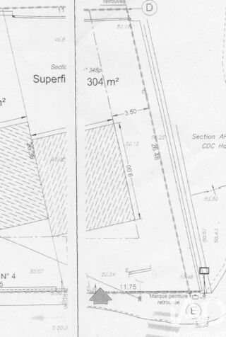  Terrain � vendre 304 m�