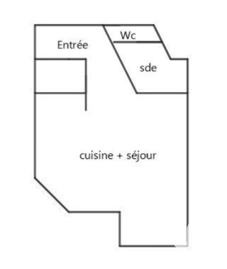  Appartement � vendre 1 pi�ce 37 m�