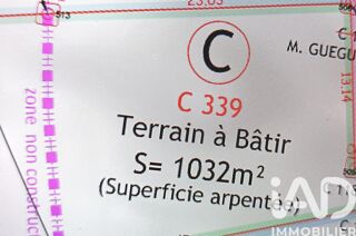  Terrain � vendre 1032 m�