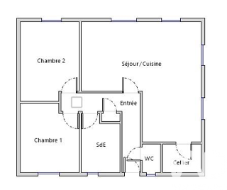  Maison � vendre 3 pi�ces 66 m�