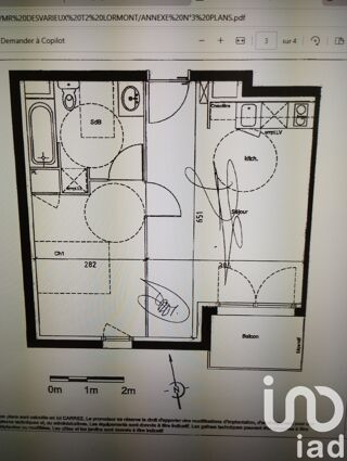  Appartement � vendre 2 pi�ces 40 m�