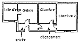  Appartement � vendre 3 pi�ces 40 m�