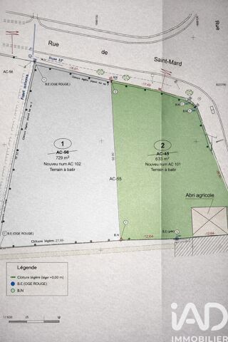  Terrain � vendre 633 m�