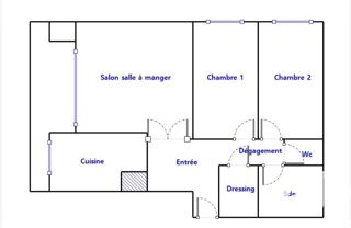  Appartement � vendre 3 pi�ces 68 m�